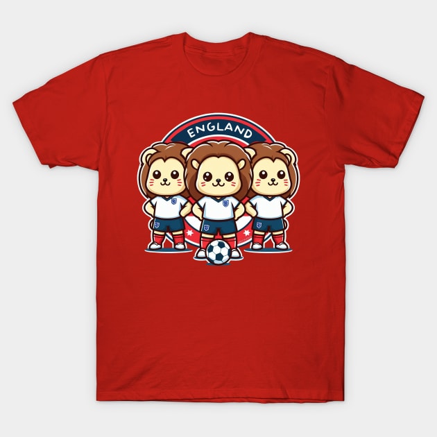 Three Lions T-Shirt by Sketchy